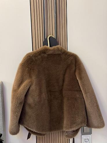алпака пальто: Шуба, Короткая модель, S — 5