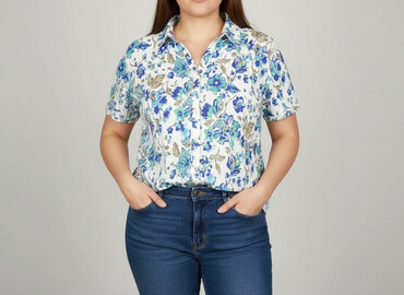 bluzki dopasowane eleganckie: BM, Women`s shirt, size 2XL