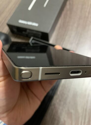 бу ноутбук недорого: Samsung Galaxy S25 Ultra, Жаңы, 512 ГБ, түсү - Кара, 2 SIM