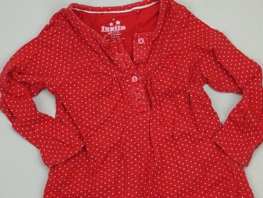 czerwona satynowa sukienka: Sukienka, Lupilu, 1.5-2 lat, 86-92 cm, stan - Dobry