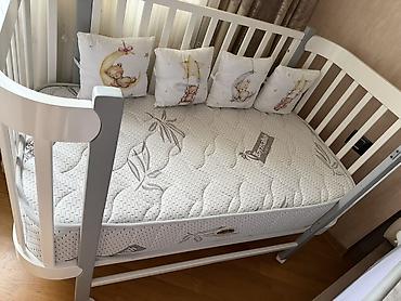 bambuk dosek: Oğlan və qız üçün, Yeni, Yumru, Beşik, Matras ilə, Yellənmə mexanizmi ilə — 3