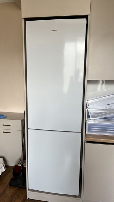 переносной холодильник: Холодильник Biryusa, Б/у, Двухкамерный, 60 * 180 * 60