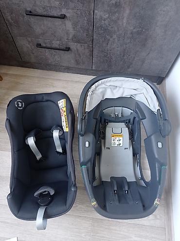 maxi: Автолюлька Maxi-Cosi Coral Essential Graphite с модулем-переноской — 1