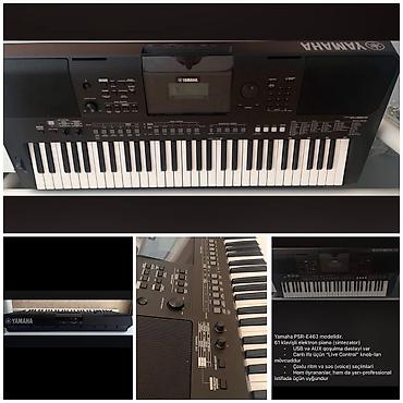 Yamaha sintezator – PSR‑E463 modeli • 61 klavişli elektron piano •