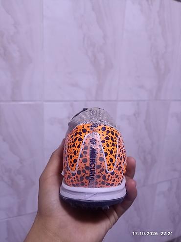 бутсы сороконожки детские: Футбольные бутсы/сороконожки Nike Mercurial (TF) - Тип: сороконожки — 3