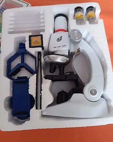 Игрушки: 🔬 Детский микроскоп с набором Микроскоп с подарочной коробкой и — 8