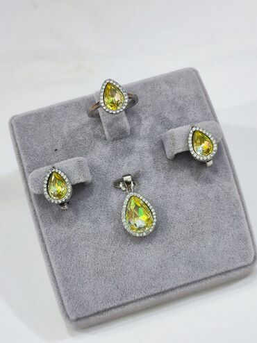 Серебряные наборы украшений: Набор украшений, Проба 925, Женские, Новый — 3