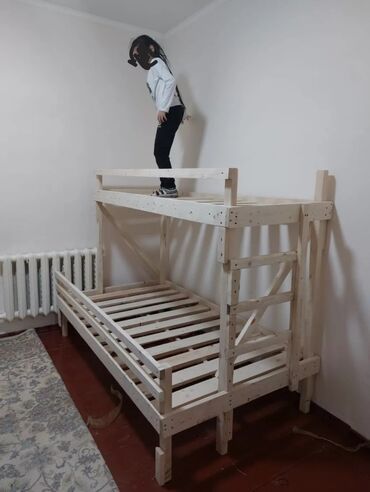 Другая мебель: Ассолому алейкум!! Эки кабатуу кровать жасайбыз таза сыйда жыгачтан — 3