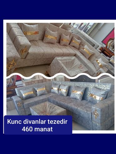 işlenmiş künc divan: Künc divan, Yeni, Açılmayan, Bazasız, Parça