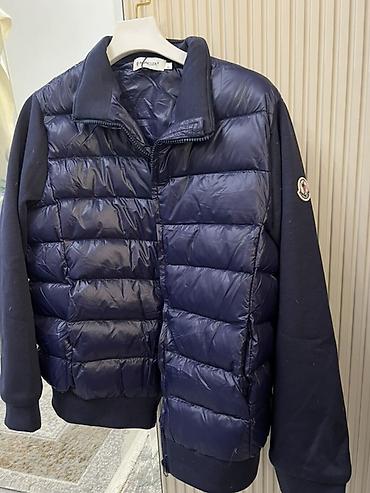 Женская двойка moncler в темно-синем цвете. Размер стандарт, совсем