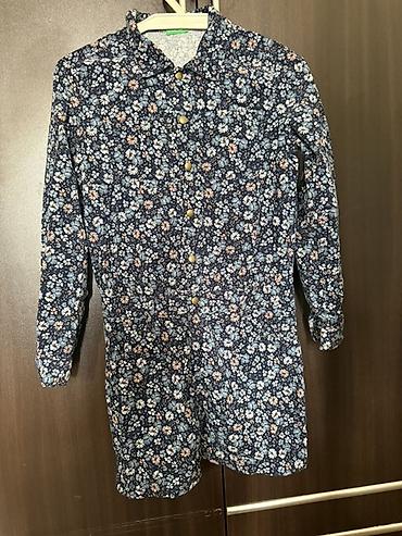 Рубашки и блузы: United Colors of Benetton qadın köynək-kimono/uzun tunika mini don — 1