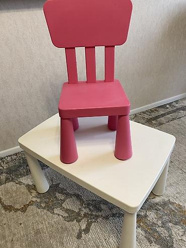 детский стол икеа: Детский комплект стол+стул IKEA Маммут - Набор для ребенка — 5