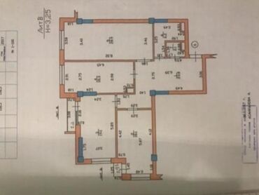 квартиры от авангард: 3 бөлмө, 120 кв. м, Элитка, 3 кабат, Эски ремонт