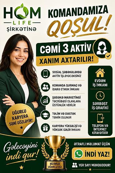 online makler vakansiya: SMM menecer tələb olunur — 1