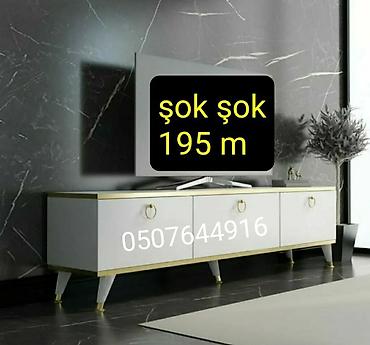 tek kreslo: Yeni, Düz TV altlığı, Polkalı, Laminat, Azərbaycan — 5