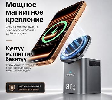 ace: Док-станция 6 в 1 ACEFAST Z9 80 Вт — беспроводная зарядка Qi2, GaN — 3