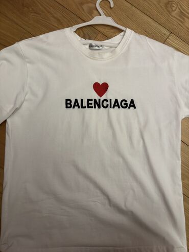 kupalnik i̇dman: Футболка Balenciaga, M (EU 38), цвет - Белый