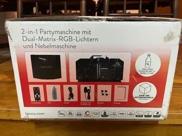 Ostali muzički instrumenti: LENCO LFM-220BK Dual Matrix RGB Dim mašina. Potpuno NOVO — 13