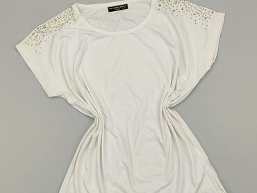 białe bluzki z koronkowymi rękawami: Blouse, XL (EU 42), condition - Good
