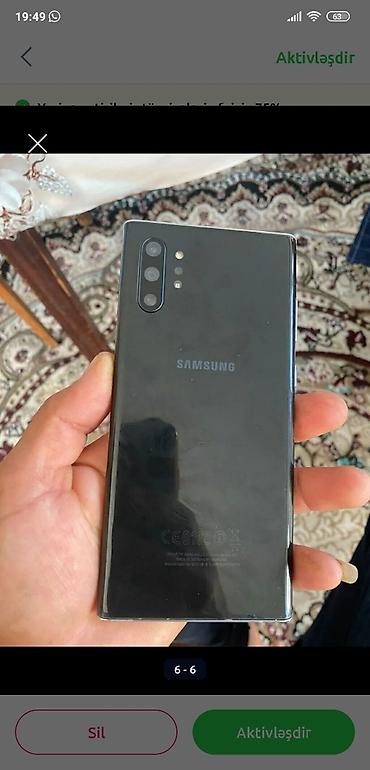samsung tablet a 6: Samsung Note 10, 256 GB, rəng - Qara, Barmaq izi — 1