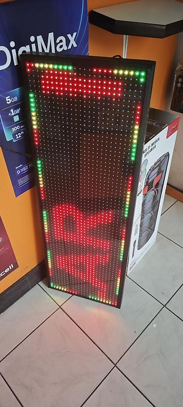 Biznes üçün avadanlıq: Rəngli LED reklam lövhəsi Led reklam lovhesin olcusu 100 x 35 wifi le — 2