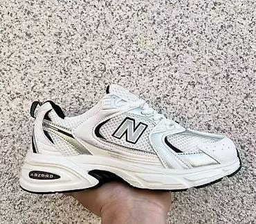кожаные кросовки: Мужские кроссовки, 39, 40, 36, New Balance, Новый, цвет - Белый, Платная доставка, Самовывоз, Бесплатная доставка — 2