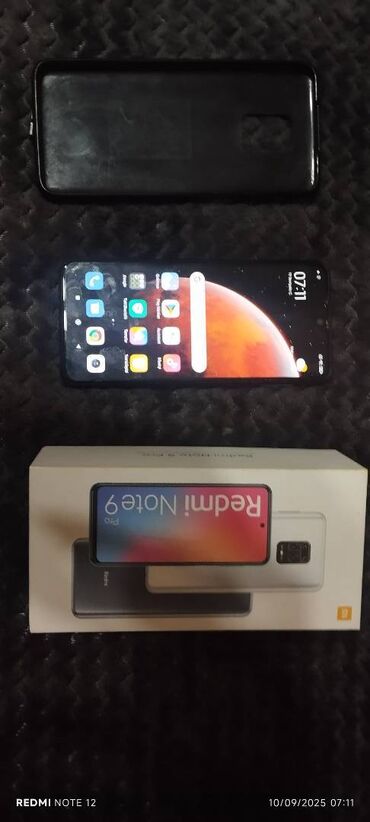 Opel: Redmi Note 9 Pro, 64 GB, rəng - Göy, Sensor