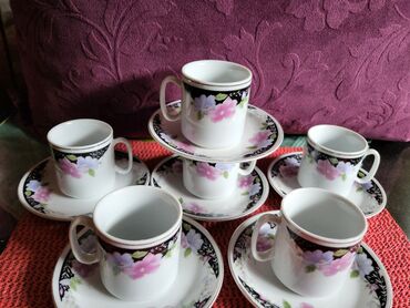 Stare vaze i dekor: Soljice nove za kafu,stari kineski porcelan iz 80ih. Komada 6 u — 3