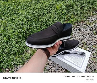 Ayaqqabılar: Kişi loaferləri – qara rəng, klassik-pəncəksiz dizayn - Material — 7