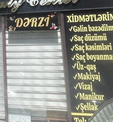 Dərzilər: Dərzi tələb olunur, 6 ildən artıq təcrübə, 2/2, Aylıq ödəniş