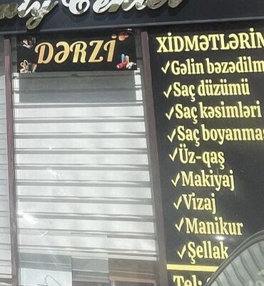 Tikinti ixtisasları: Saç ustası tələb olunur, Yerin icarəsi, 6 ildən artıq təcrübə