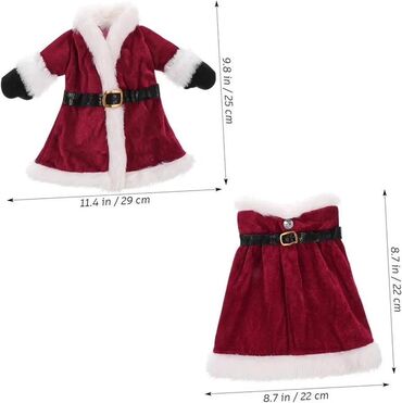 Praznična dekoracija: Ukras, bоја - Crvena, Novo — 7