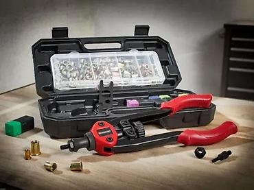 Setovi ručnog alata: Ručna klešta za nitne matice (rivet-nut set) u koferu – PARKSIDE - — 4