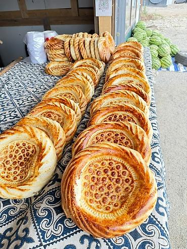 сух паек: Лепёшки тандырные (узбекская лепёшка, “нон”) - Свежая выпечка из — 3