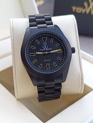 toywatch velvety: ToyWatch “Velvety” qol saatı - Rəng: mat qara (gövdə və metal qolbaq) — 1