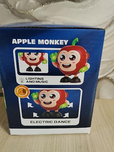 Игрушки: Игровая игрушка Apple Monkey — танцующая обезьянка-яблоко с подсветкой — 3