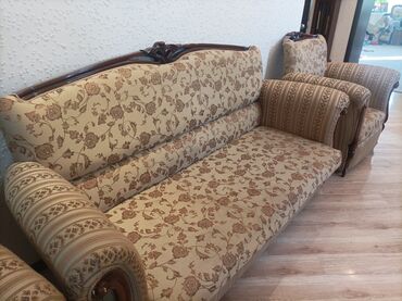 Гарнитуры для зала: Гарнитур для зала, Б/у, Кресло, Диван, Дерево, Самовывоз at lalafo.kg — 7 Гарнитуры для зала: Гарнитур для зала, Б/у, Кресло, Диван, Дерево, Самовывоз — 7
