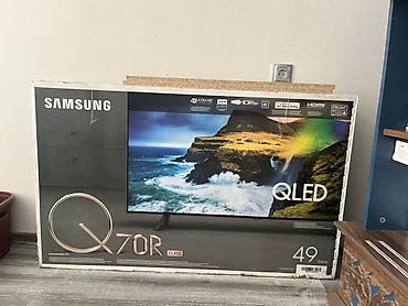 televizor boyuk ekran: Samsung Q70R QLED TV – 49" (123 sm) - 4K UHD QLED ekran: yüksək — 1
