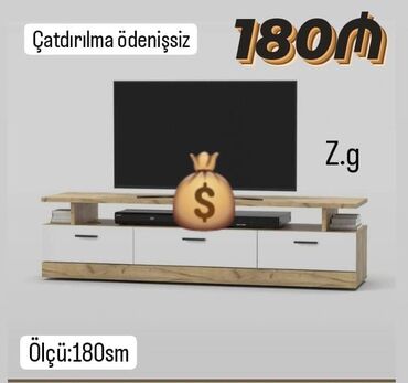 TV altlığı: TV stend rəng seçimi var