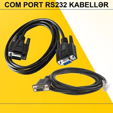 Klaviaturalar: Kabellər “COM Port RS232” ⭐RJ45 to COM Port RS232 1,5m – 10 AZN ⭐COM