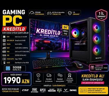 ssd: Gaming PC – kreditlə, hər kəsə uyğun şərtlərlə Texniki xüsusiyyətlər — 1
