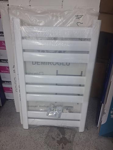 kalekdir: Demiroğlu alüminium radiator – hamam/mətbəx üçün dəsmal asqılı model — 1