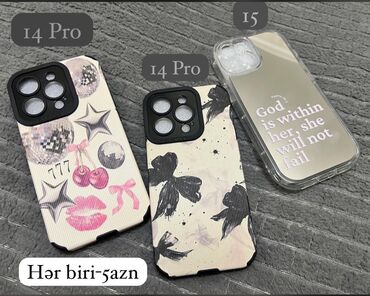 Kabrolar: Iphone caseleri. her birinin ustunde qiymeti yazilib. wp
