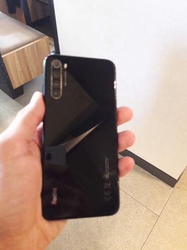 en ucuz planşetler: Redmi Note 8, 64 GB, rəng - Qara, Barmaq izi