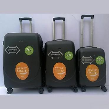 Putni koferi i torbe: Set kofera za putovanje – 3 komada - Tvrdi koferi sa laganom — 7