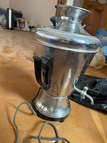 kontakt home samovar: Elektrik samovar – paslanmayan metal gövdə, iki tərəfli — 3
