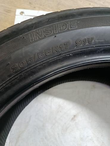 Транспорт: Шины 205 / 55 / R 17, Лето, Б/у, 1 шт, Легковые, Япония, Bridgestone — 3