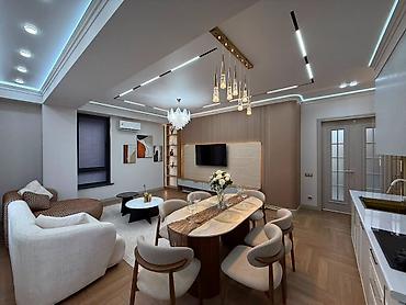 80: 3 комнаты, 80 м², Асанбай мкр Элитка, 10 этаж, Дизайнерский ремонт — 1