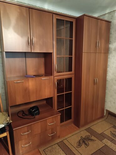 бу мебель стенка: Кире бериш үчүн шкаф, Күзгүсүз