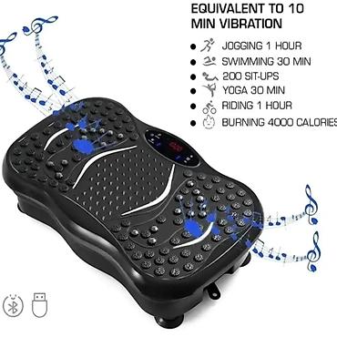 Ostale sprave za vežbanje: Vibraciona fitness platforma sa masažom stopala i elastičnim trakama — 5